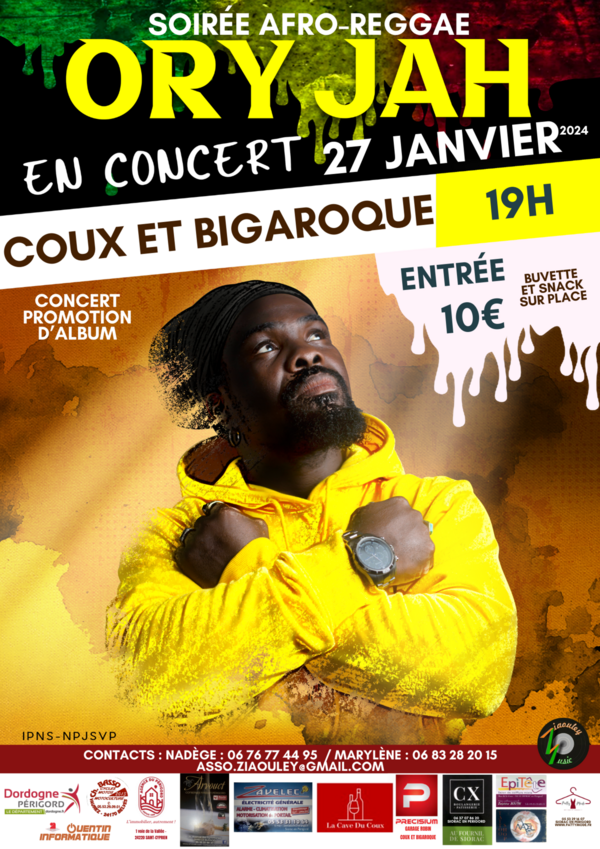Billet pour le concert du 27 Janvier